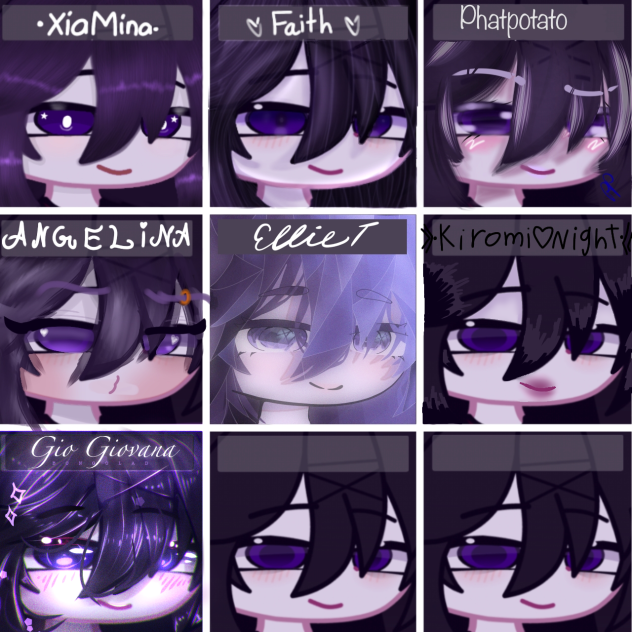 Purple gacha eyes 💜
