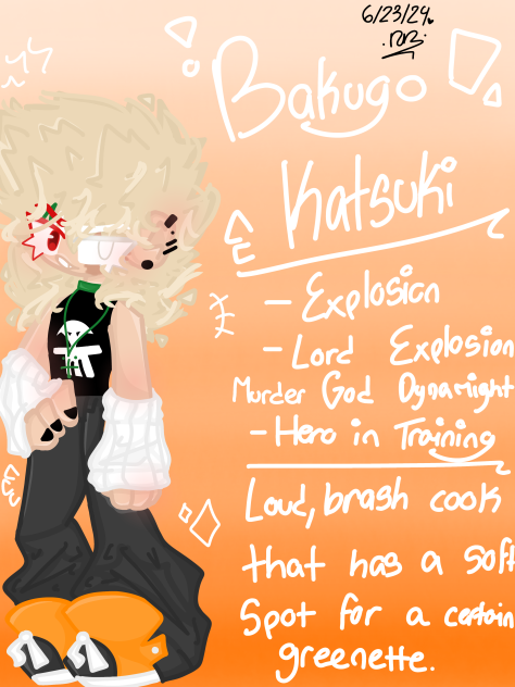 •Seat 17 - Katsuki Bakugo•
