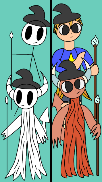Ordin. The stick figure wizard - devil