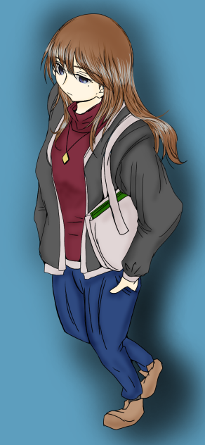 立つ女の子