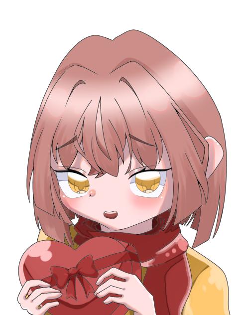 線画塗りました🍫