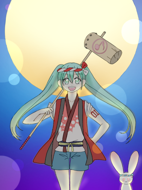 お月ミクちゃん