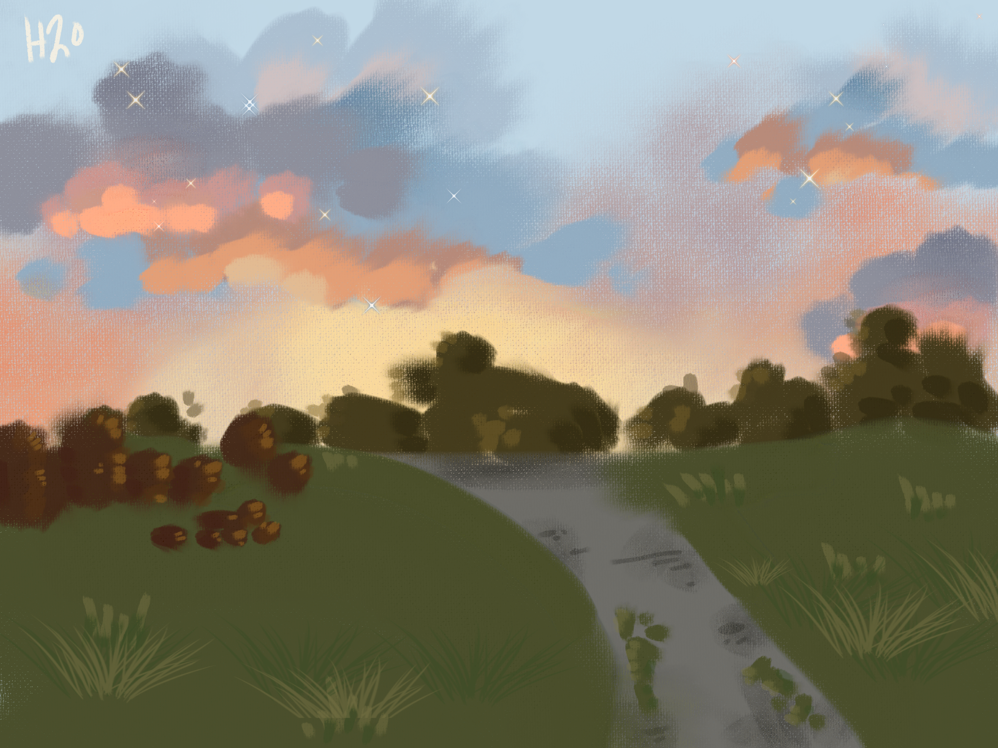 Inspired landscape!! - ibisPaint