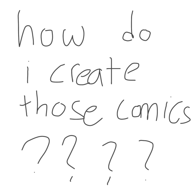 How do I create those comics