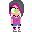 pizel amy walking animation
