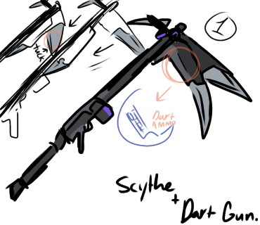 messy scythe design. (Don’t mind this)