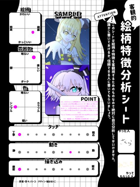 絵柄分析シート！