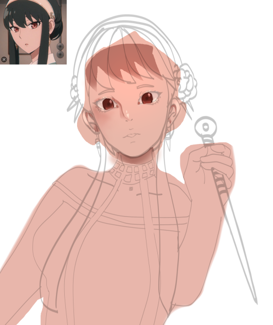 A brain dysfunction drawing Yor (wip)