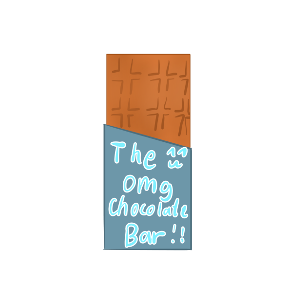 The omg chocolate in blue