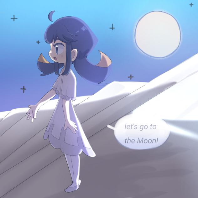 Let's go to the Moon! - ibisPaint