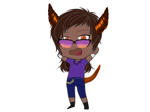 Made an oc based on materials!