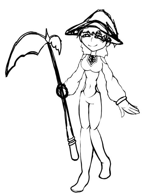 Tall witch lady 😍✨🌌 (SKETCH)