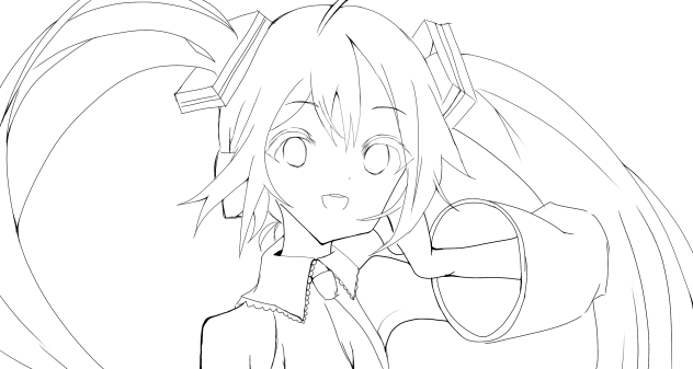 みーく線画