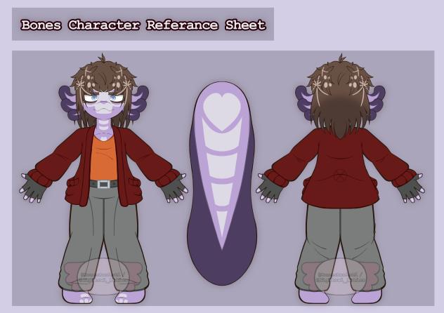 Self Fursona Ref Sheet