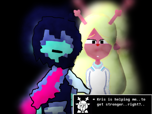 Deltarune (art collab with bestie!)