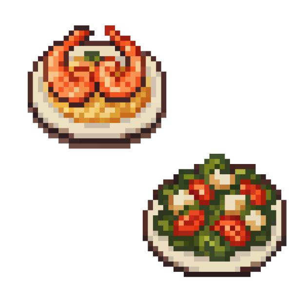 Luxury Pixel Dishes