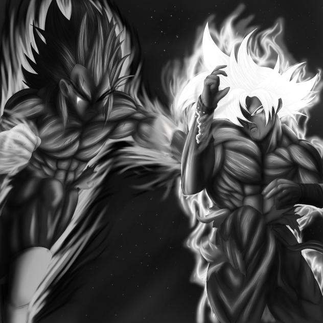 Goku vs Vegeta full power