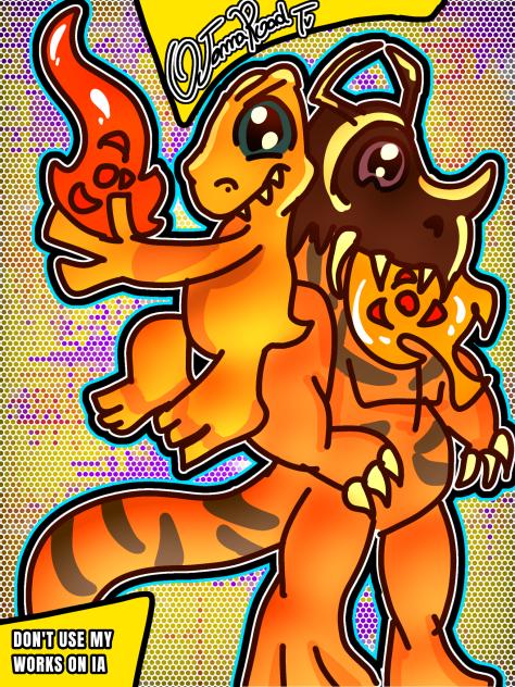 進化する時が来た！ アグモン! グレイモン !