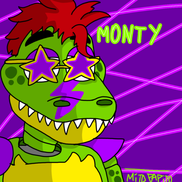 My fav glamrock animatronic MONTYYYY