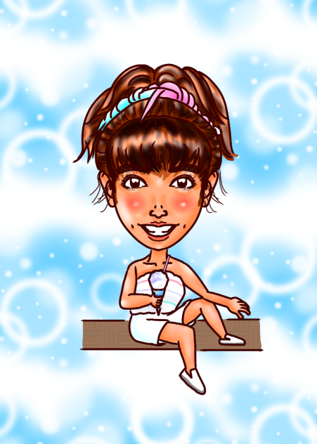 似顔絵 早見優