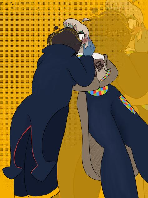 Digital time yuri kiss