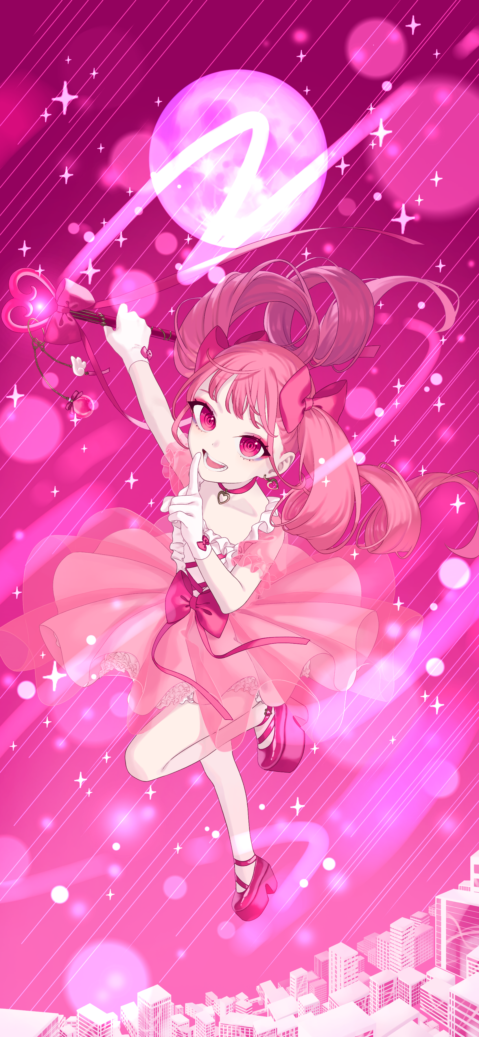 ピンクの魔法少女 - ibisPaint
