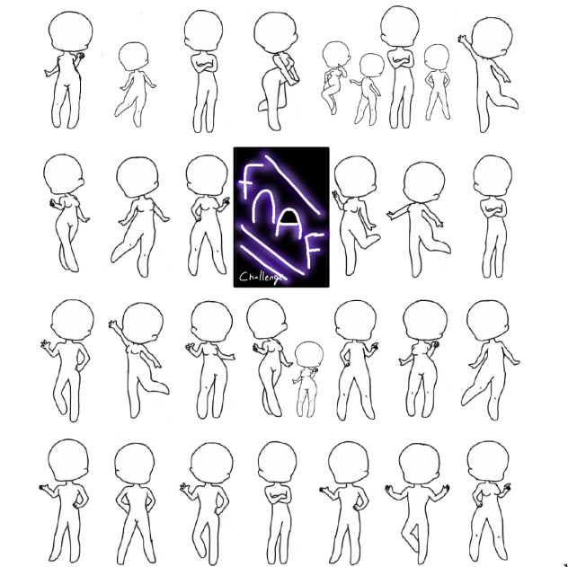 Fnaf Gacha Challenge Blank