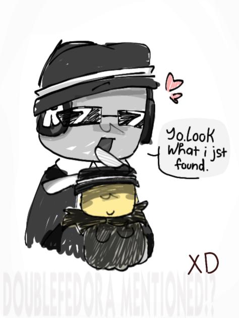 doublefedora doodle ^_^