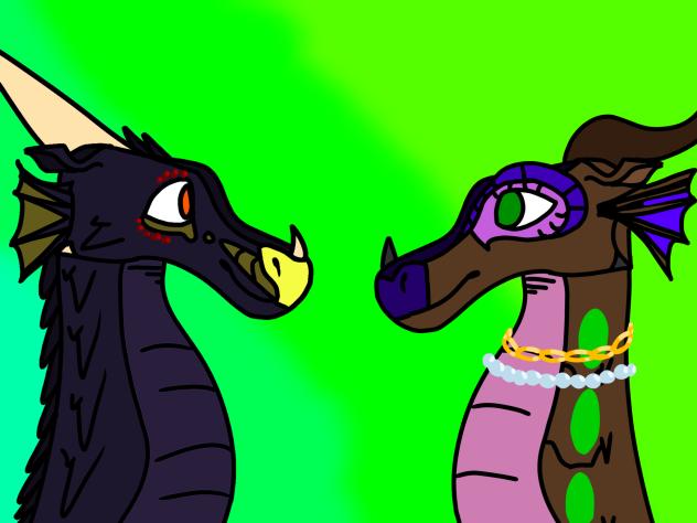 My Two OCs - Cacao & Vortex