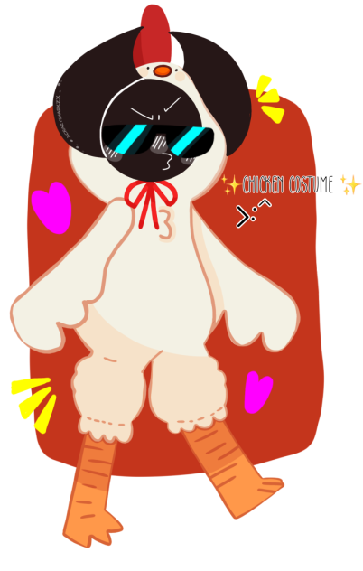 ✨CHICKEN COSTUME✨fit request