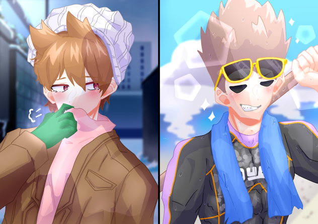 冬夏イラスト