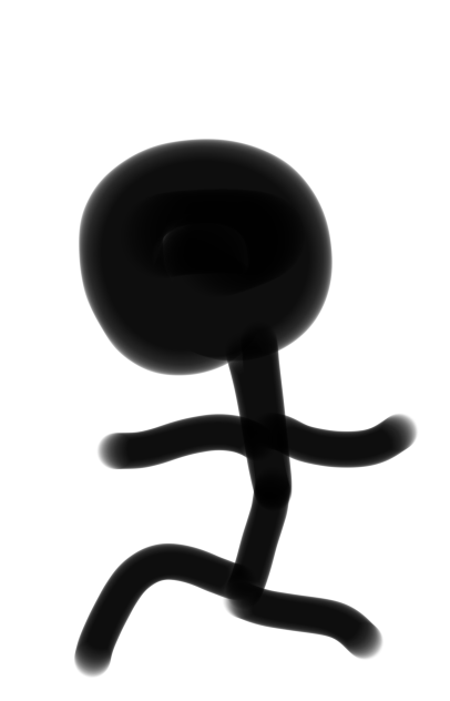stick man👁👄👁💙💙💛💛