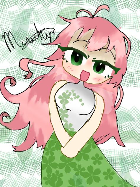 Idk but is like fluttershy XD