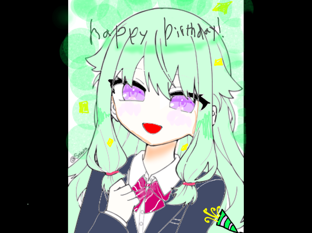 寧々ちゃんハピバ！(何日遅刻したと思ってんだ)(°▽°)