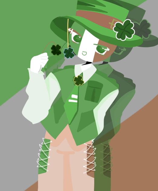 初描き　アイルランドさん
