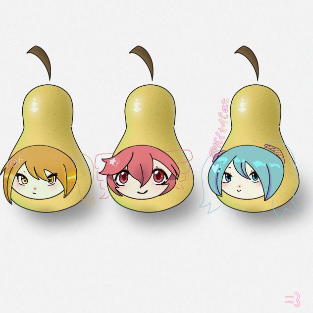 triple pear - ibisPaint