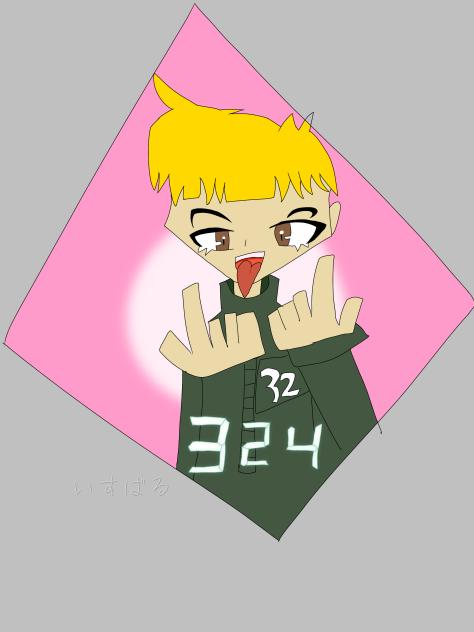 このイラストは自主学習の時に描いた()