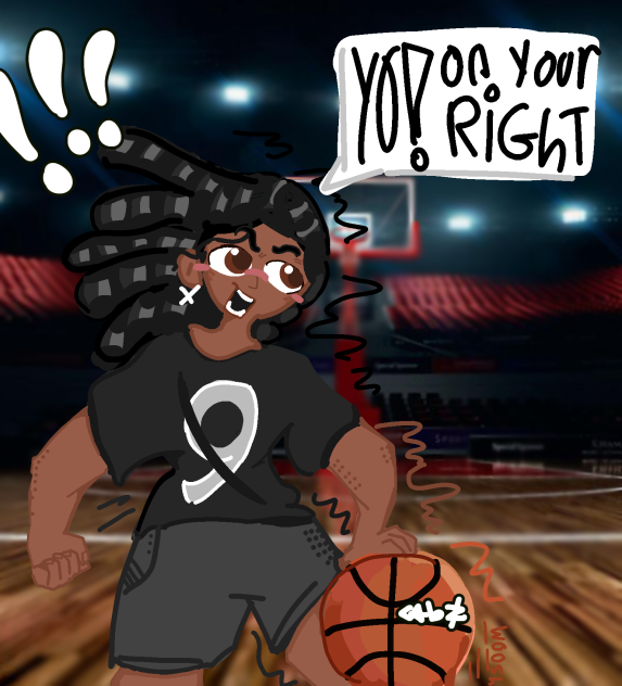 YO ON YOUR RIGHT GET YOUR MAN🏀⛹🏾‍♂️⛹🏽‍♀️