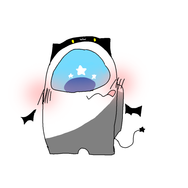 自分のAmong Us立ち絵作ってみた