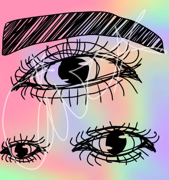 Simple Eye Drawing