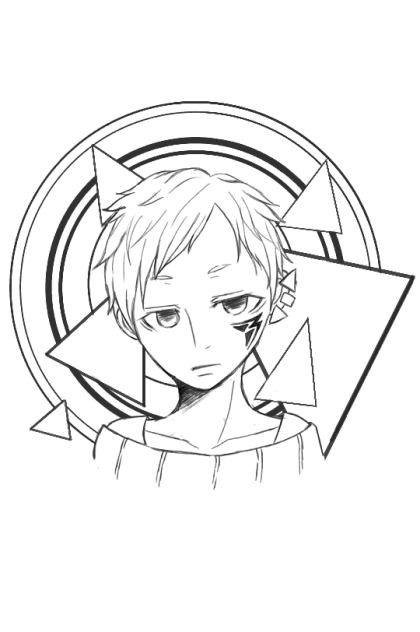 タトゥー(塗ってください。)