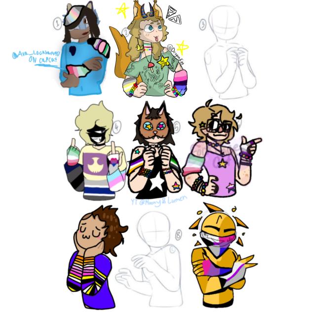 Pride collab!! 🏳️‍🌈🏳️‍⚧️