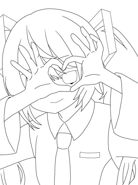 初音ミク塗り絵