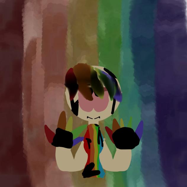 twisted dandy but human...♥️🧡💛💚💙🩵💜 - ibisPaint