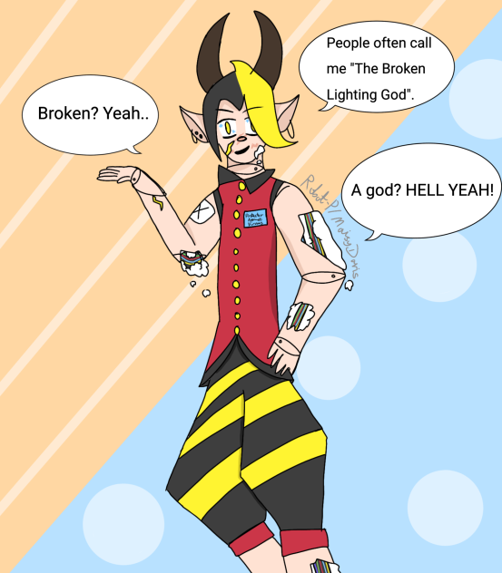 A god, yeah...