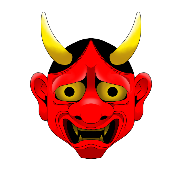 般若面（紅）