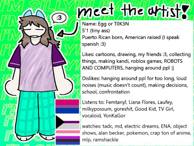 Meet the artist yaaay yippee