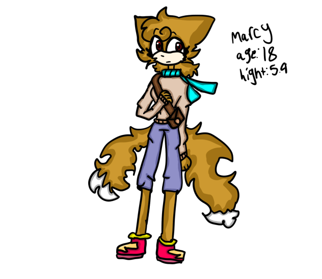 New oc (sonic lol)