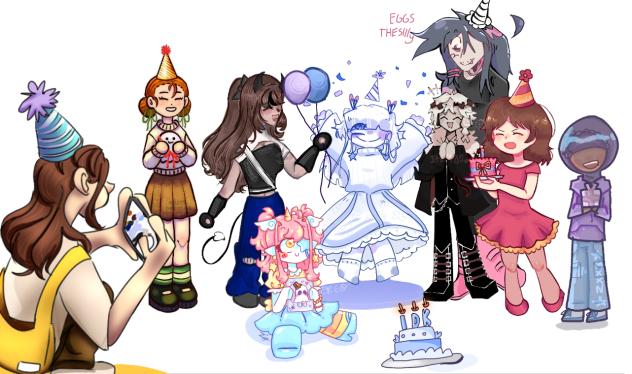 Chocolate ghost birthday collab!!!