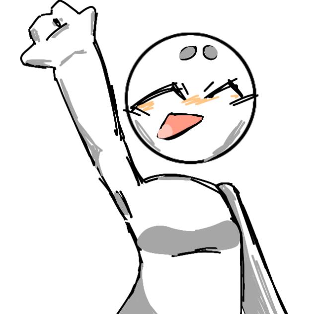 silly guy waves at you